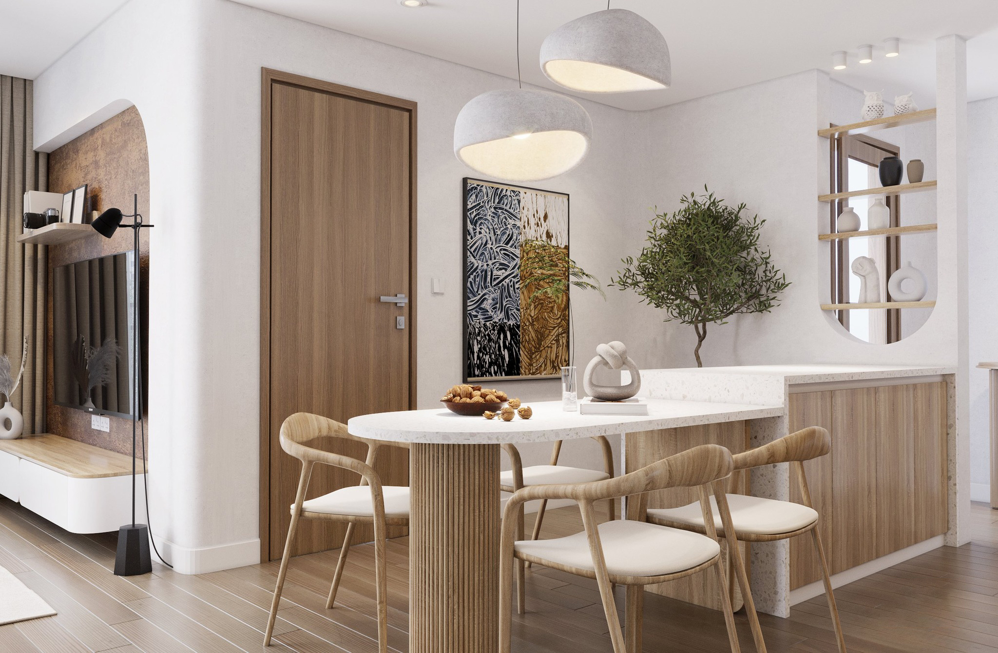 Thiet Ke Noi That Chung Cu Nho Don Gian