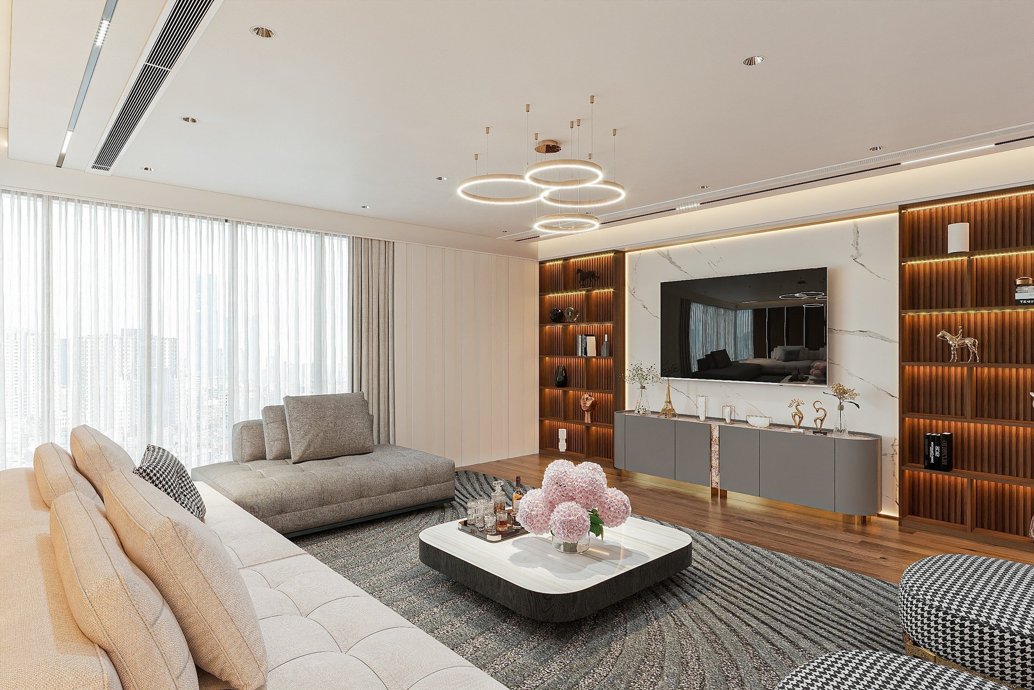 Thiet Ke Phong Khach Chung Cu