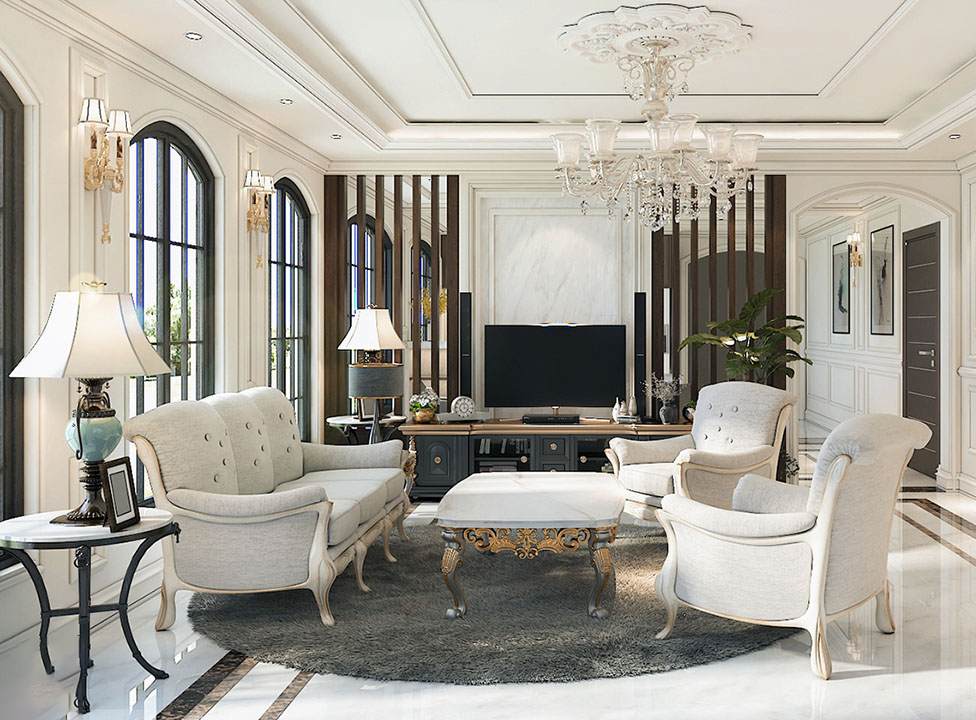 Thiet Ke Noi That Nha Pho Tan Co Dien