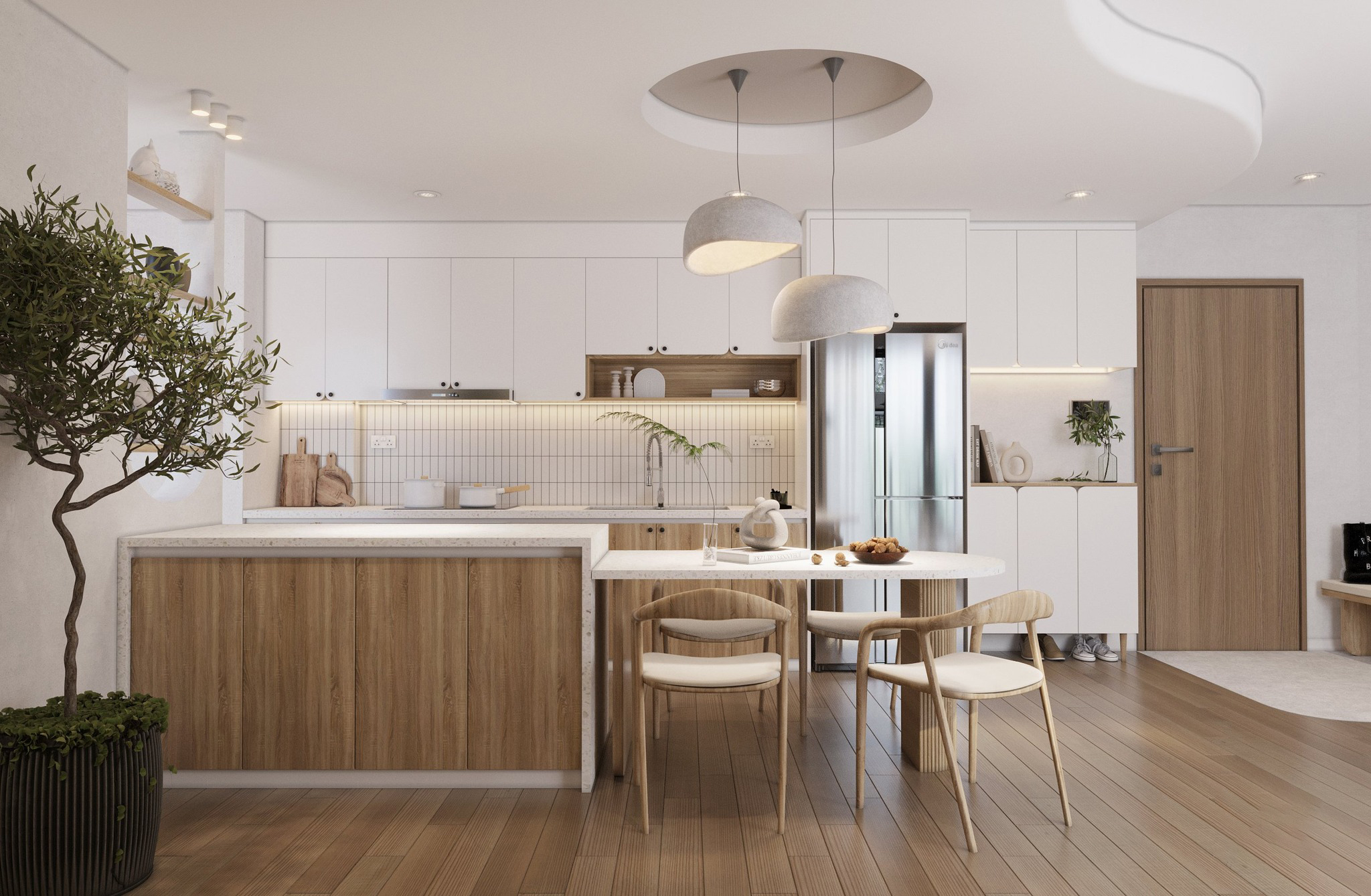 Thiet Ke Noi That Phong Khach Nha Pho