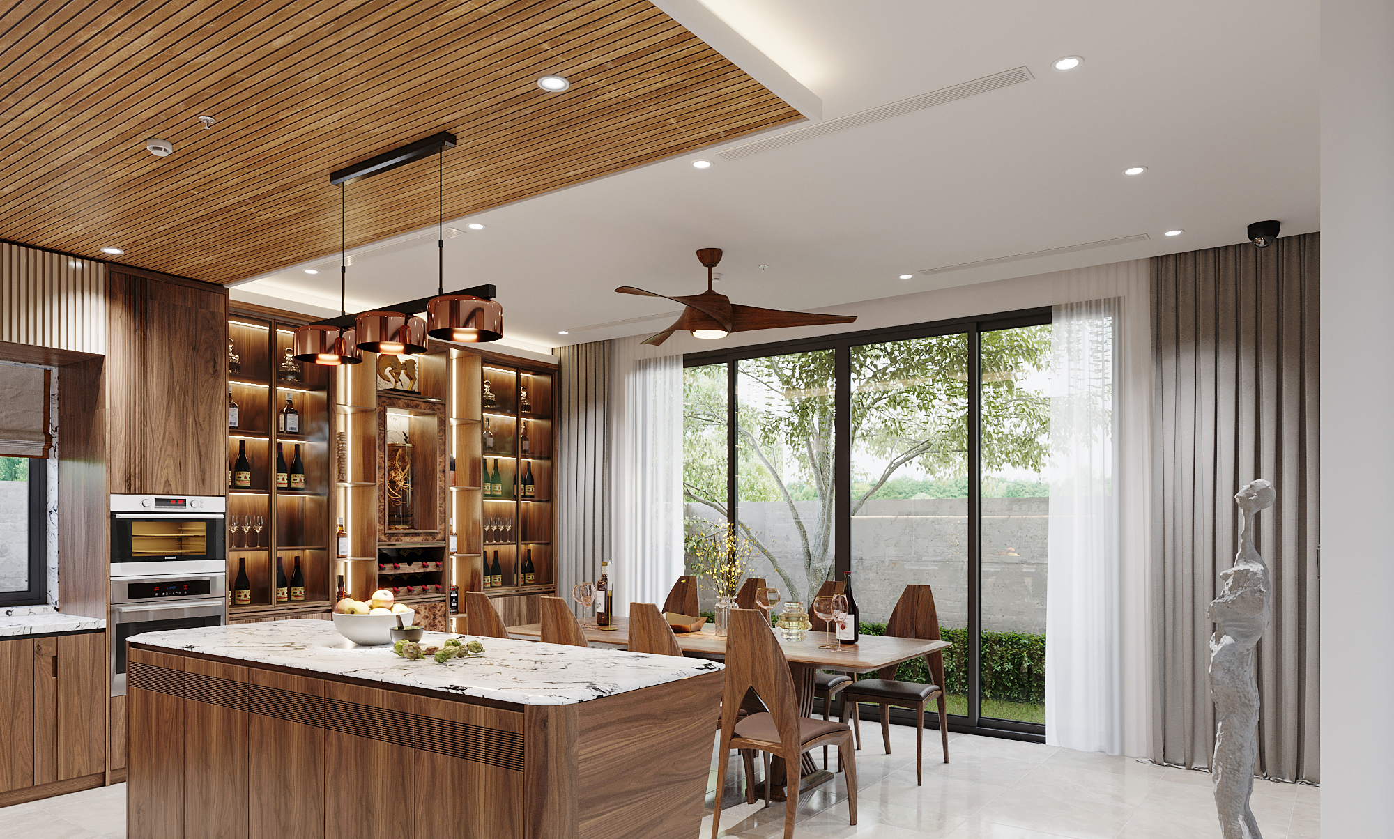 Thiet Ke Showroom Bep Hien Dai