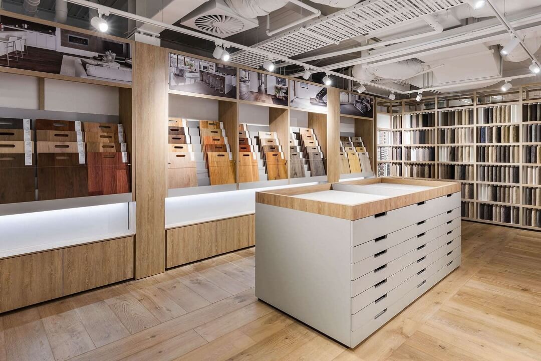 Thiet Ke Showroom Vat Lieu Xay Dung